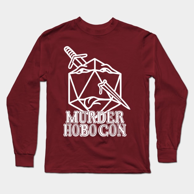 Murder Hobo Con White Long Sleeve T-Shirt by JacobBlackmon